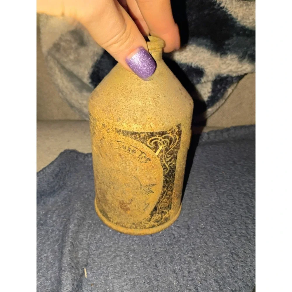 De Luxe‎ Old Shay Cone Top Rustic Beer Can Vtg 50s Empty PA